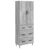 vidaXL Ensemble de Meubles 2 pc 66 x 34,5 x 90 cm Bois d'ing&eacute;nierie