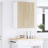 vidaXL Armoire suspendue avec stockage Ch&ecirc;ne Sonoma 60 x 31 x 80 cm