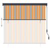 vidaXL Store roulant d'ext&eacute;rieur 160x250 cm Jaune et bleu