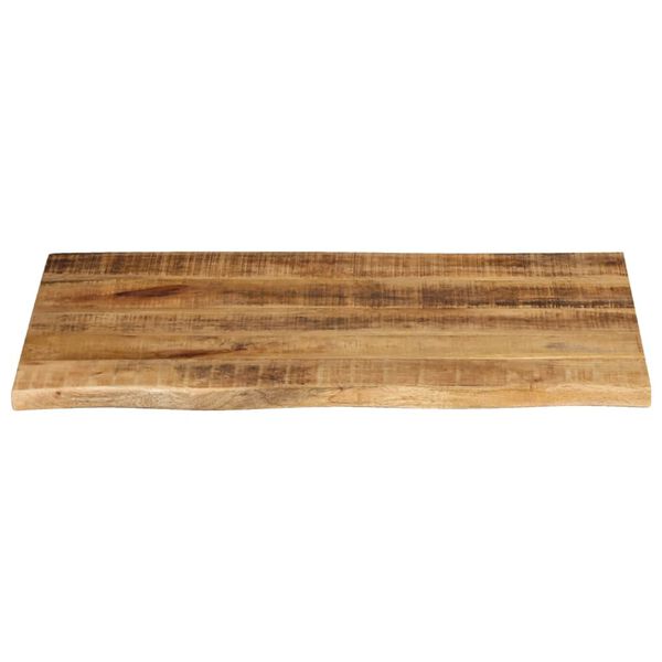 vidaXL Dessus de table 90x60x2,5 cm bord vif bois massif manguier brut
