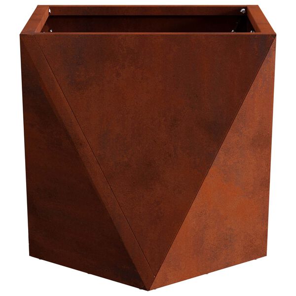 vidaXL Jardini&egrave;re 2 pcs Rouill&eacute; 30 x 30 x 30 cm