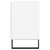 vidaXL Meuble TV blanc 69,5 x 30 x 50 cm bois d'ing&eacute;nierie