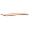 vidaXL Dessus de bureau 80x(36-40)x2,5 cm bois massif de h&ecirc;tre