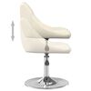 vidaXL Tabouret de bar Cr&egrave;me Velours