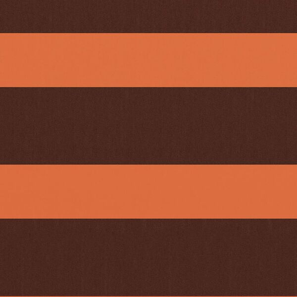 vidaXL &Eacute;cran de balcon Orange et marron 120x600 cm Tissu Oxford