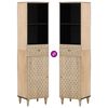 vidaXL Ensemble de meubles de salle de bain 3 pcs bois manguier massif