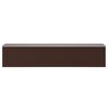 vidaXL Abri de jardin Marron 257x779x181 cm Acier galvanis&eacute;