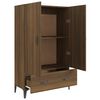 vidaXL Buffet Ch&ecirc;ne marron 70x31x115 cm Bois d'ing&eacute;nierie