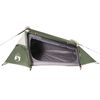 vidaXL Tente de camping tunnel 2 personnes vert imperm&eacute;able