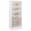 vidaXL Armoire lat&eacute;rale 38x28x86 cm Bois de Paulownia