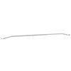 vidaXL Support de b&acirc;che pour remorques Argent&eacute; 136-218 cm