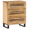 vidaXL Buffets 3 pcs 60x34x75 cm bois de manguier massif brut