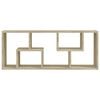 vidaXL Étagère murale Chêne sonoma 36x16x90 cm Bois d'ingénierie