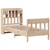 vidaXL Cadre de lit sans matelas 90x200 cm bois de pin massif