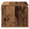vidaXL Cabinet de chevet mural avec tiroir Bois ancien 50 x 36 x 30 cm