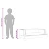 vidaXL Canap&eacute; pour enfants gris fonc&eacute; 80x45x30 cm velours