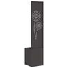 vidaXL Écran de confidentialité de jardin Fretwork Noir 32 x 140 cm