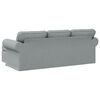 vidaXL Canap&eacute; Gris clair