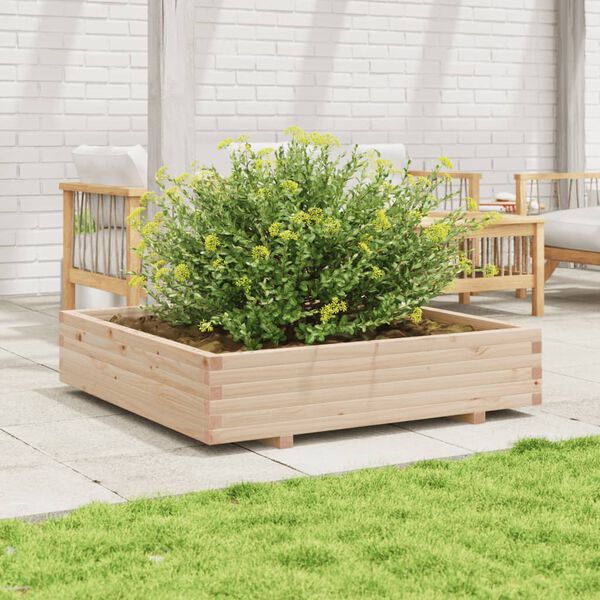 vidaXL Jardini&egrave;re 110x110x26,5 cm bois de pin massif