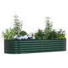 vidaXL Lit sur&eacute;lev&eacute; Vert 240 x 80 x 44 cm Acier