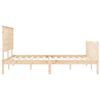 vidaXL Cadre de lit sans matelas bois de pin massif