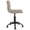 vidaXL Chaises pivotantes &agrave; manger lot de 2 Gris clair Velours