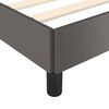 vidaXL Cadre de lit sans matelas gris 80x200 cm similicuir