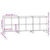 vidaXL Buffets 3 pcs blanc 60x35x70 cm bois d'ing&eacute;nierie