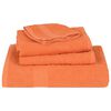 vidaXL Essuie-mains 10 pcs FROGN orange 50x100 cm 100% coton