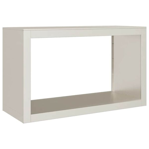 VidaXL &Eacute;tag&egrave;re &agrave; bois 100x40x60 cm acier r&eacute;sistant aux intemp&eacute;ries