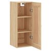 vidaXL Armoire murale ch&ecirc;ne sonoma 34,5x34x90 cm bois d'ing&eacute;nierie