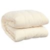 vidaXL Couverture lest&eacute;e Cr&egrave;me clair 220x235 cm 11 kg Tissu