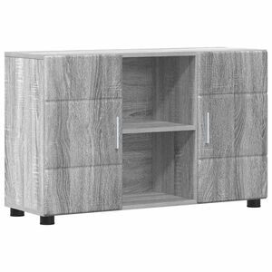 vidaXL Buffet FLORIN 88,5 x 30,5 x 55,5 cm Gris Sonoma