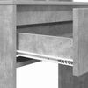 vidaXL Tables de maquillage pour chambre Gris b&eacute;ton 80 x 39,6 x 135 cm
