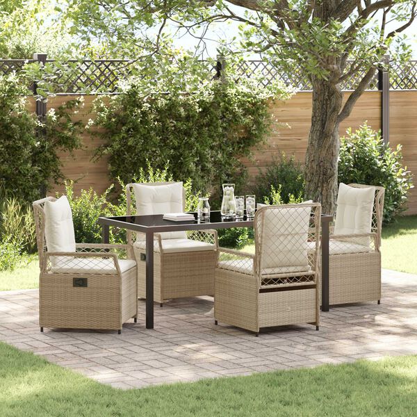 vidaXL Ensemble de salle &agrave; manger pour jardin 5 pcs