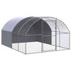 vidaXL Poulailler d'ext&eacute;rieur 3x4x2 m Acier galvanis&eacute;