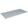 vidaXL Grille Argent 80 x 40 x 2 cm Acier galvanis&eacute; &agrave; chaud