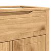 vidaXL Ensemble de mobilier de salle de bain FLORO 4 pcs Cire marron
