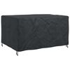 vidaXL Housse pour meubles Uni Noir 180 x 120 x 74 cm 420D