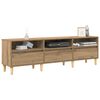 vidaXL Meuble TV Ch&ecirc;ne artisanal 150 x 30 x 45 cm Bois d'ing&eacute;nierie