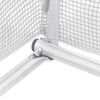 vidaXL Serre avec cadre en acier blanc 30 m&sup2; 6x5x2,3 m