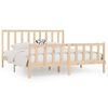 vidaXL Cadre de lit sans matelas 180x200 cm bois massif