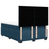 vidaXL Sommier &agrave; lattes de lit et matelas bleu 140x190 cm velours