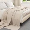 vidaXL Couvertures &agrave; jeter 6 pcs Beige 240 x 220 cm Toison