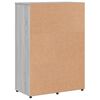 vidaXL Buffet sonoma gris 60x31x84 cm bois d'ing&eacute;nierie