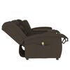 vidaXL Fauteuil de massage inclinable et porte-gobelet 2 places marron