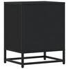 vidaXL Tables de chevet 2 pcs noir 40x31x50 cm bois d'ing&eacute;nierie
