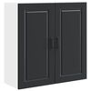 vidaXL Meuble mural PORTO Noir 80 x 31 x 80 cm Bois d'ing&eacute;nierie