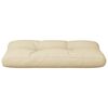 vidaXL Coussin de canap&eacute; palette Beige 80x40x10 cm