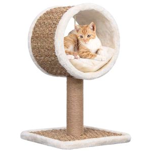 vidaXL Arbre &agrave; chat et tunnel sup&eacute;rieur et jouet 56 cm Herbiers marins